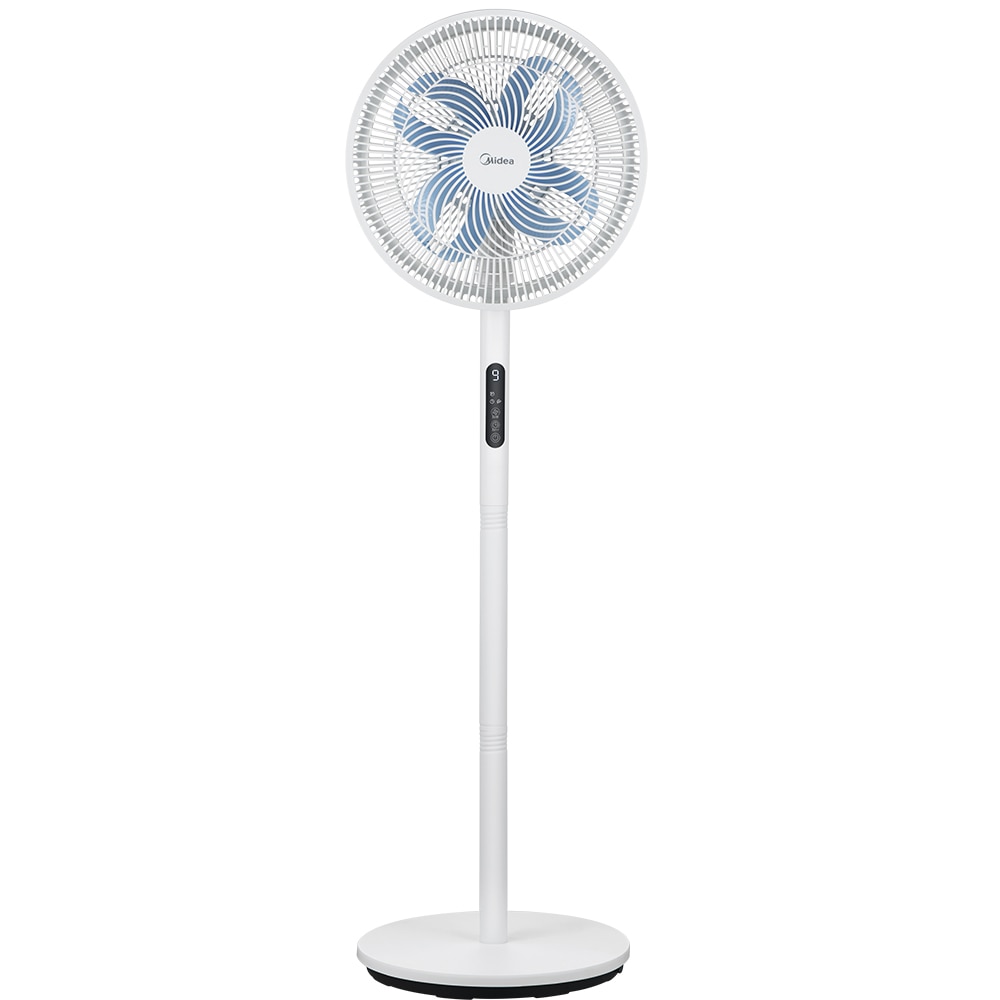 Ventilator cu picior MIDEA MFS352RDDW, 10 trepte de viteza, 30W, alb