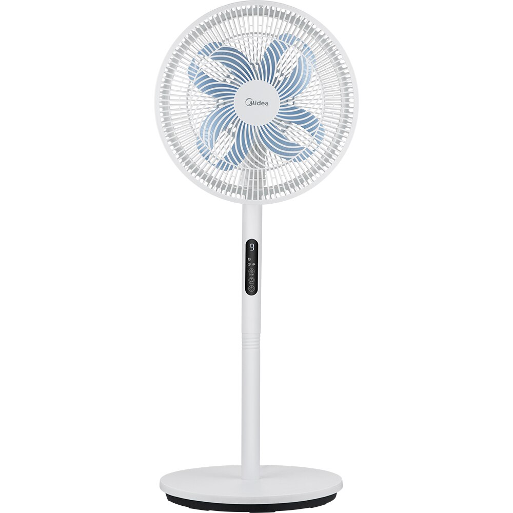 Ventilator cu picior MIDEA MFS352RDDW, 10 trepte de viteza, 30W, alb