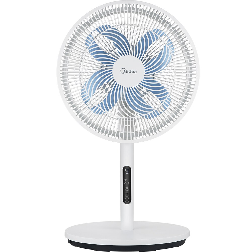 Ventilator cu picior MIDEA MFS352RDDW, 10 trepte de viteza, 30W, alb