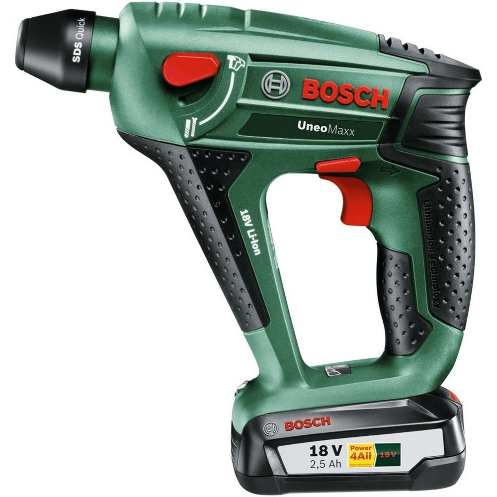 Ciocan rotopercutor BOSCH Uneo Maxx, 0.6J, SDS Plus, 900rpm, 2.5Ah