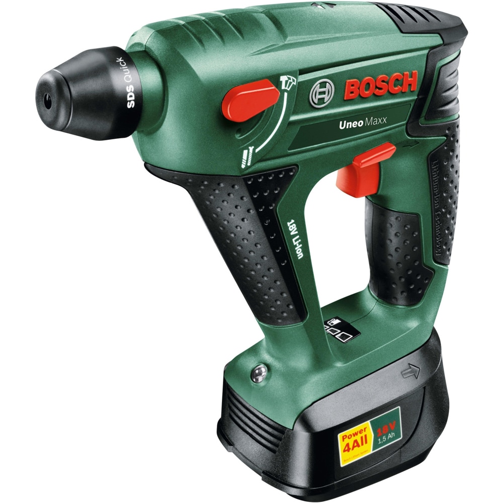 Ciocan rotopercutor BOSCH Uneo Maxx, 0.6J, SDS Plus, 900rpm, 2.5Ah