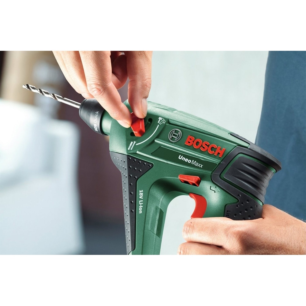 Ciocan rotopercutor BOSCH Uneo Maxx, 0.6J, SDS Plus, 900rpm, 2.5Ah