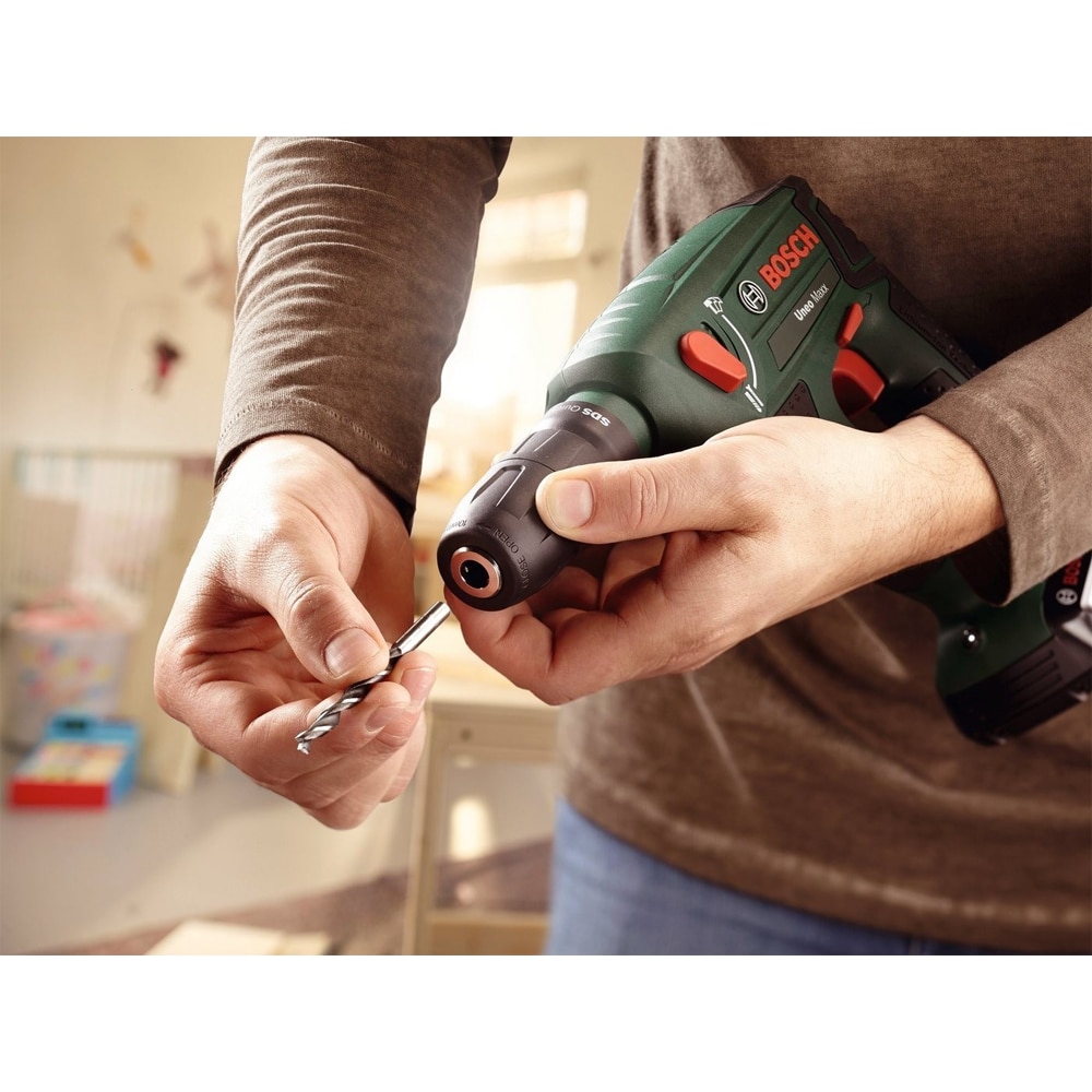 Ciocan rotopercutor BOSCH Uneo Maxx, 0.6J, SDS Plus, 900rpm, 2.5Ah