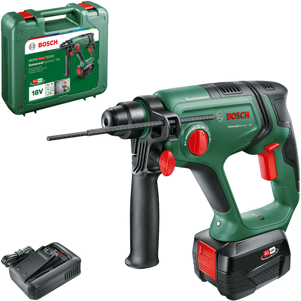 Ciocan rotopercutor BOSCH Universal Hammer 18V, 2J, SDS Plus, 2000rpm