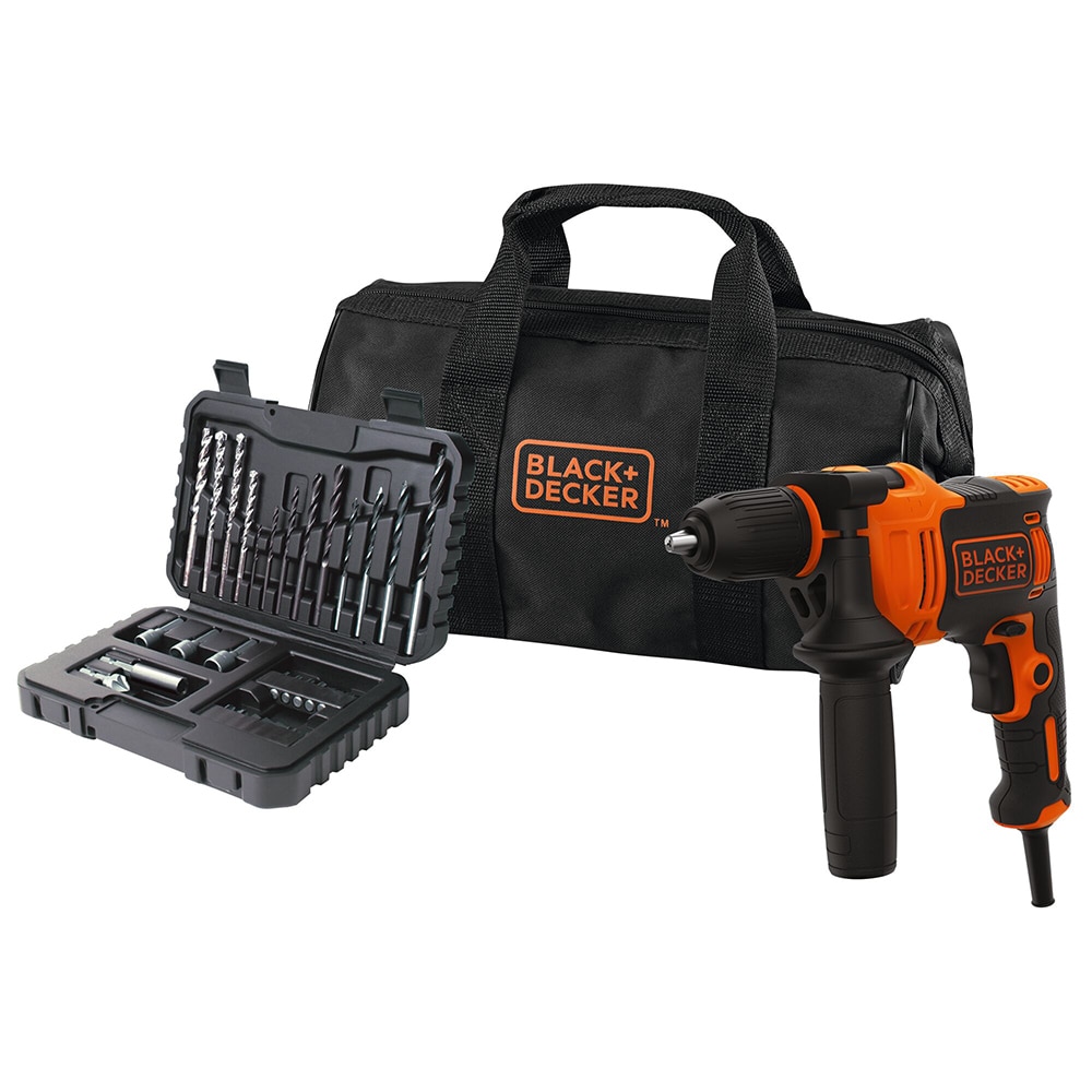 Ciocan rotopercutor BLACK&DECKER BEH710SA32-QS, 710W, 2800rpm, mandrina rapida, 36 accesorii