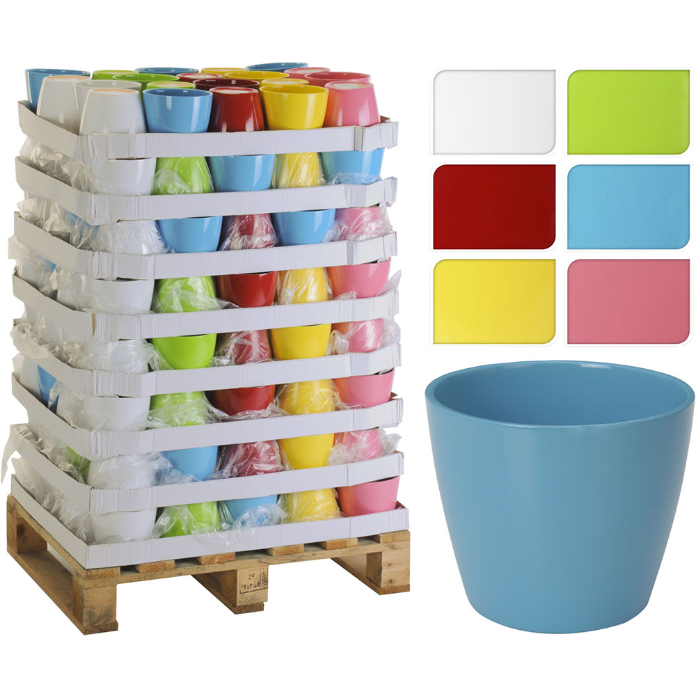 Ghiveci flori KI Stoneware, ceramica, D 15 cm, multicolor