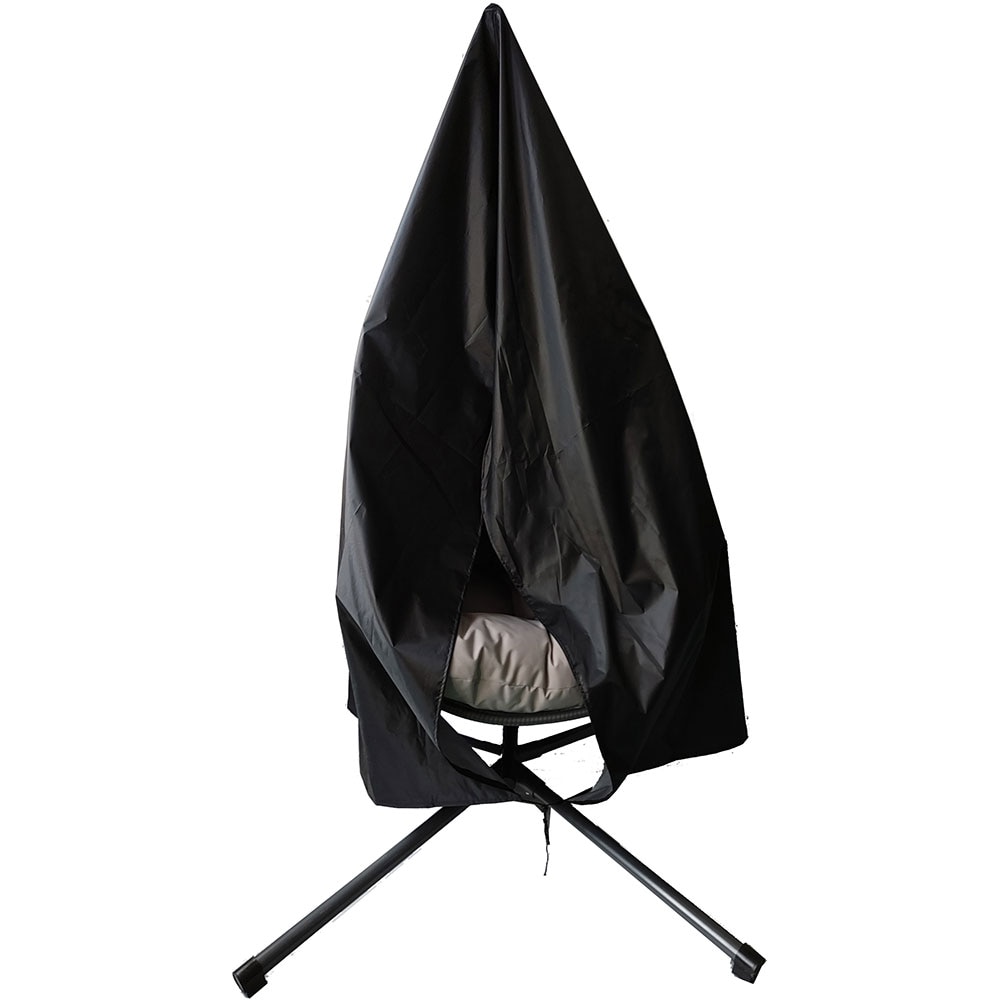 Husa protectie leagan, 190 x 115 cm, negru-argintiu