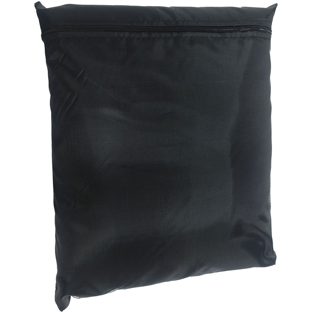 Husa protectie leagan, 190 x 115 cm, negru-argintiu