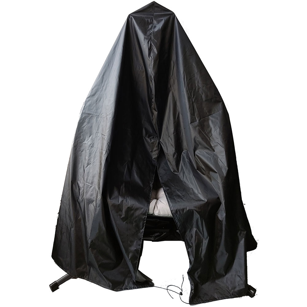 Husa protectie leagan DC02, 230 x 220 cm, negru-argintiu