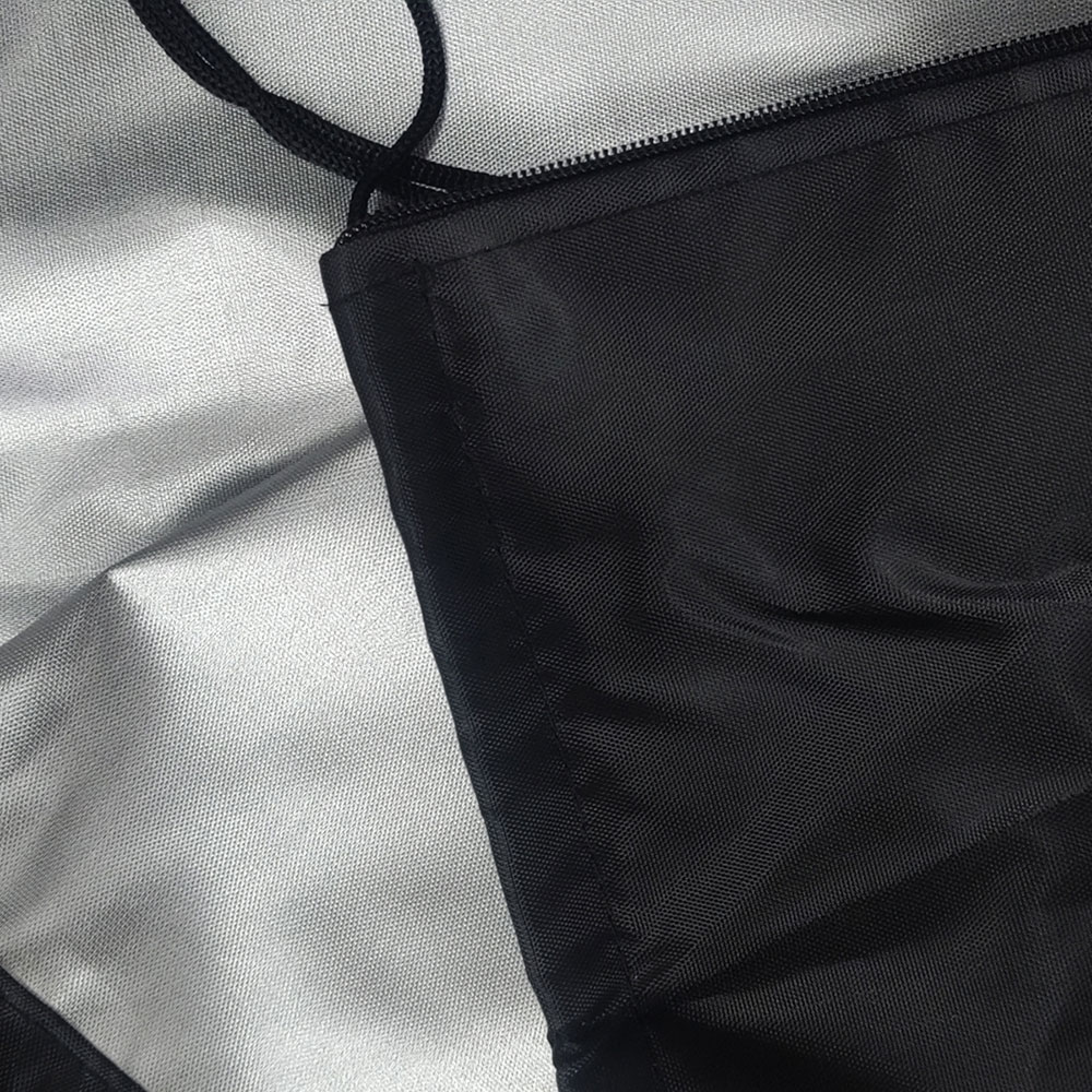 Husa protectie leagan DC02, 230 x 220 cm, negru-argintiu