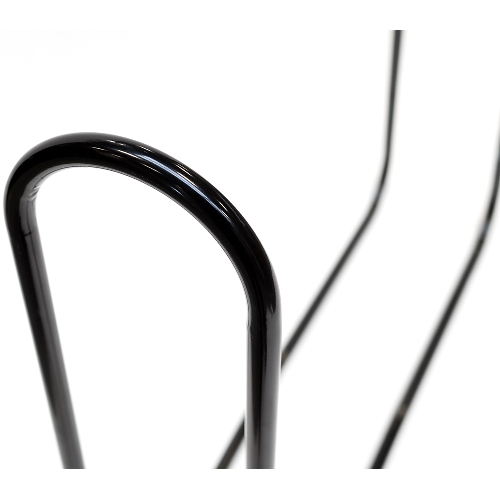 Suport lemne SHELTER LOGIC, metal, 122 x 25 x 103 cm, negru