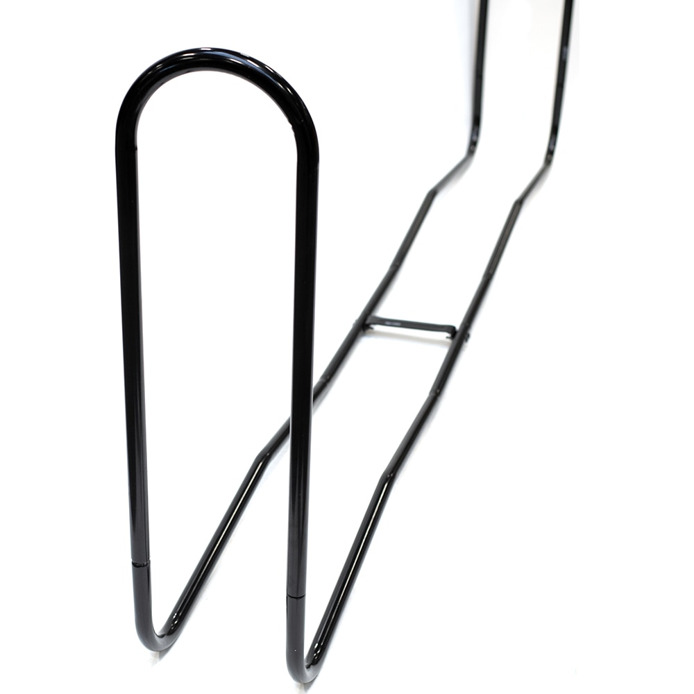 Suport lemne SHELTER LOGIC, metal, 244 x 25 x 99 cm, negru