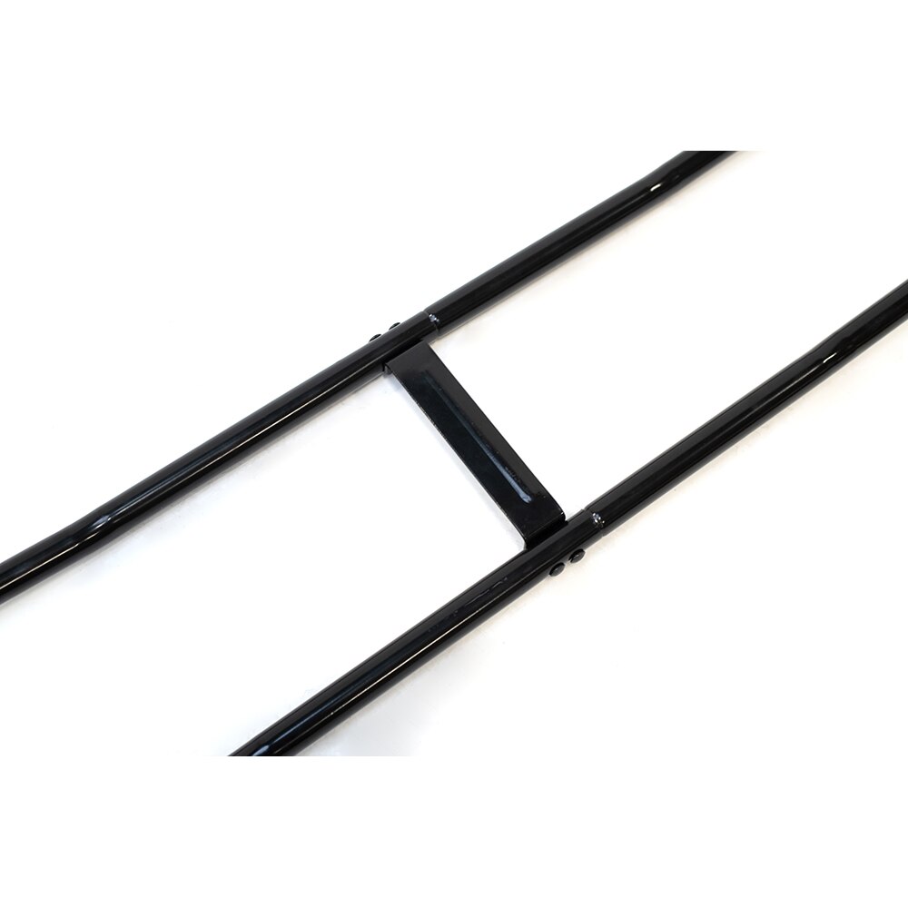 Suport lemne SHELTER LOGIC, metal, 244 x 25 x 99 cm, negru