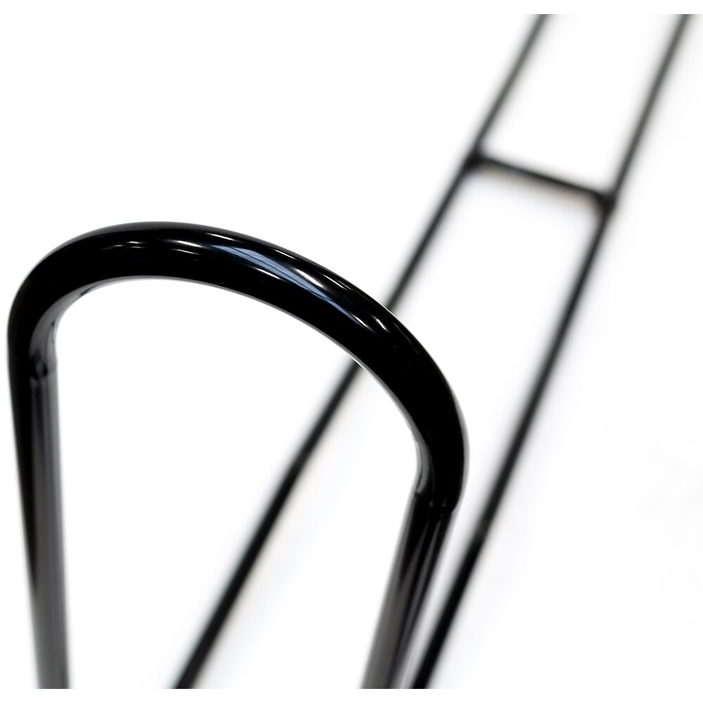 Suport lemne SHELTER LOGIC, metal, 244 x 25 x 99 cm, negru