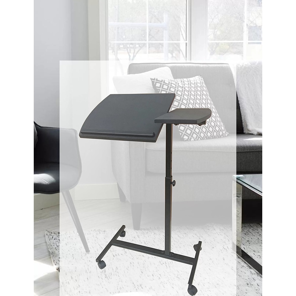 Masa laptop Mala, 58 x 35 x 90 cm, PAL, negru