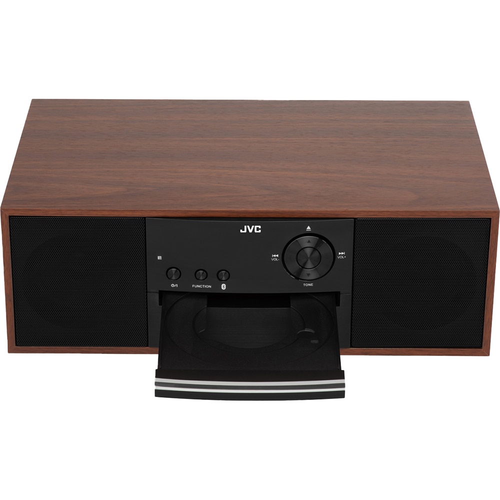 Microsistem audio JVC RD-E761, 16W, Bluetooth, USB, CD, Radio FM, maro