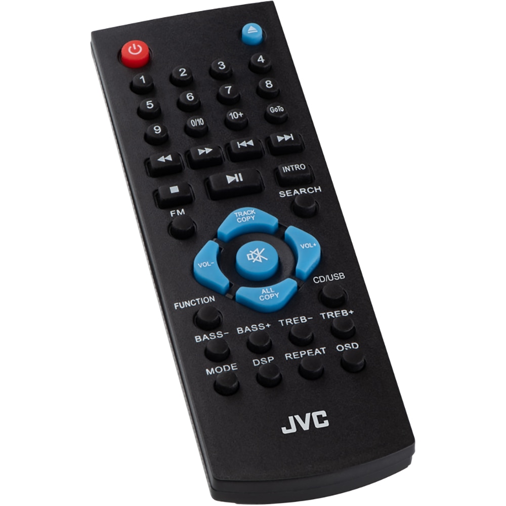 Microsistem audio JVC RD-E761, 16W, Bluetooth, USB, CD, Radio FM, maro