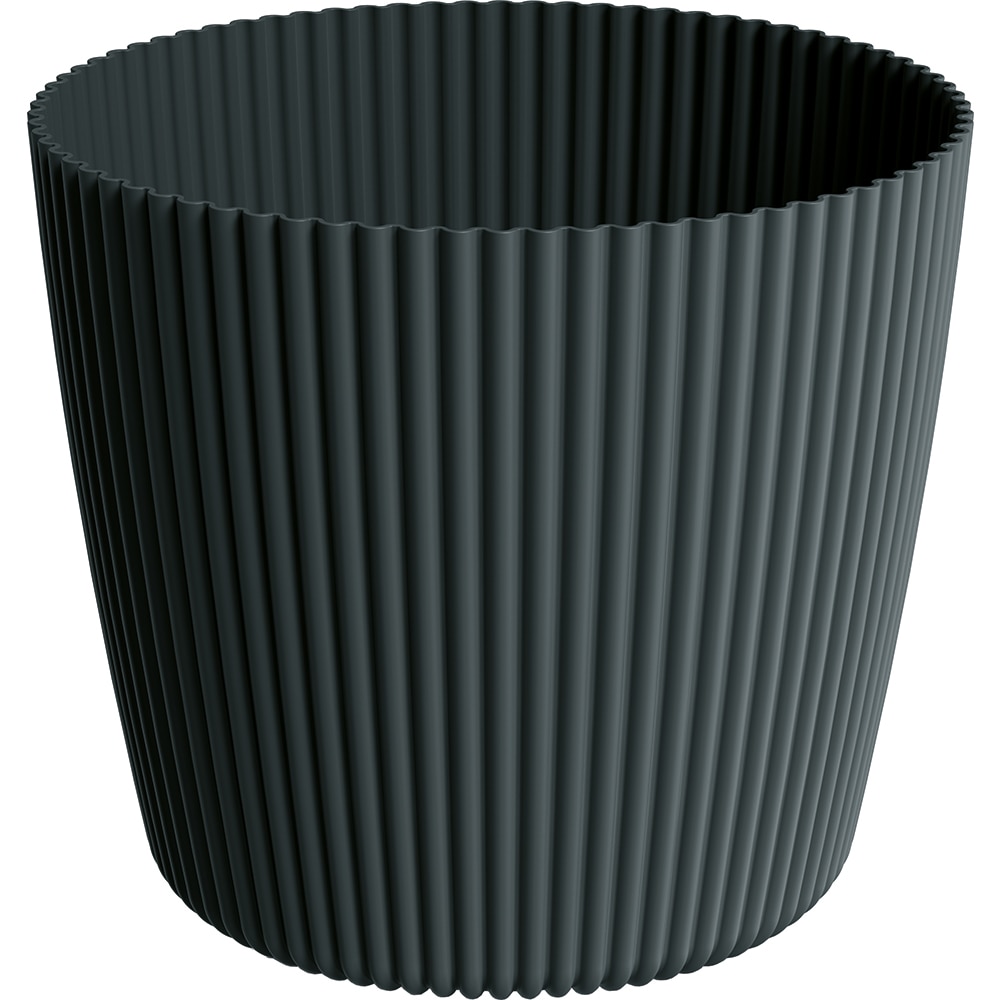 Ghiveci PROSPERPLAST Milly, D39 cm, negru