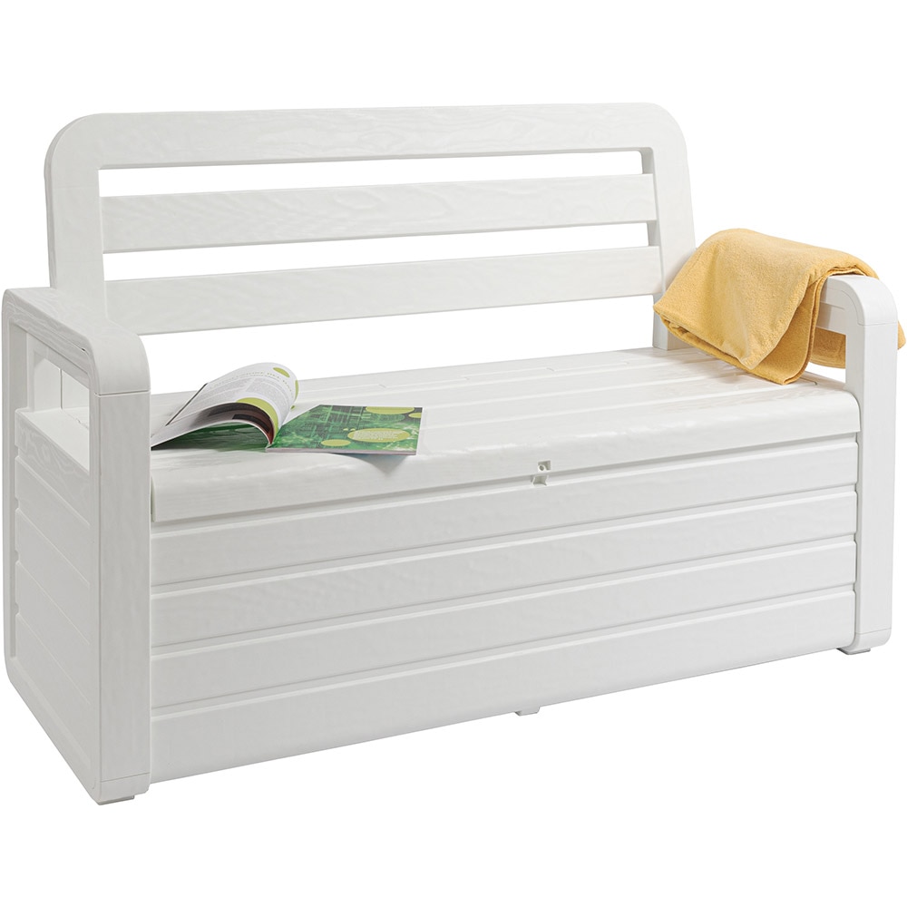Banca gradina TOOMAX Foreverspring, 132.5 x 58 x 89 cm, alb