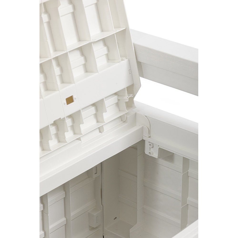Banca gradina TOOMAX Foreverspring, 132.5 x 58 x 89 cm, alb