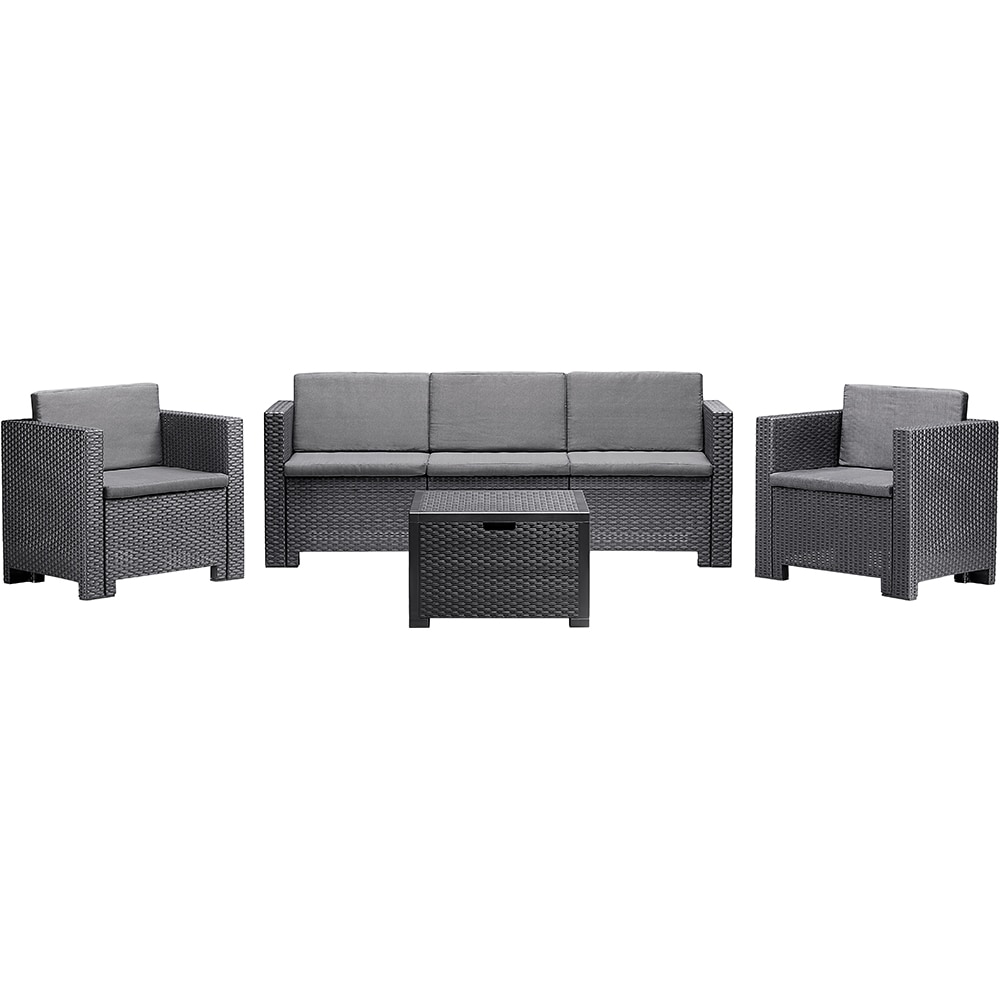 Set mobilier gradina BICA Colorado 3, 4 piese, antracit