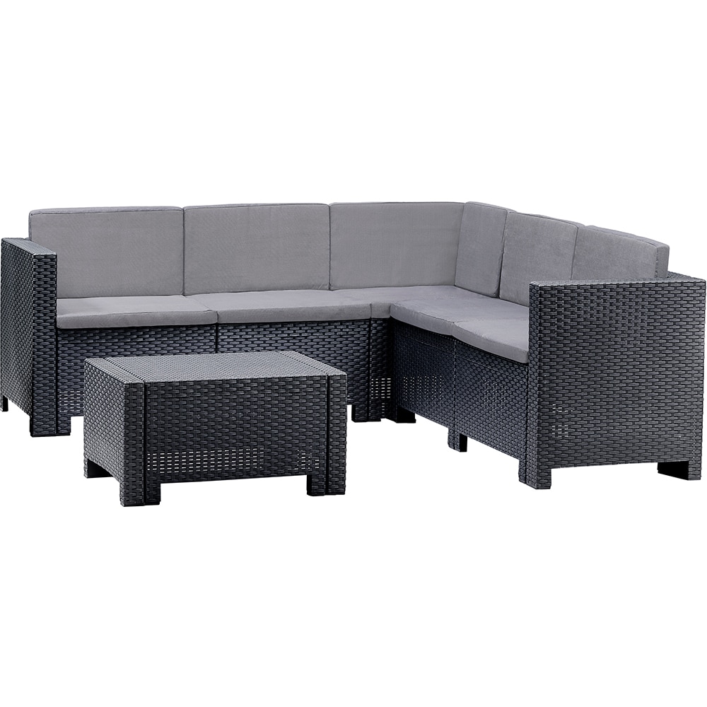Set mobilier gradina BICA Colorado, 2 piese, antracit