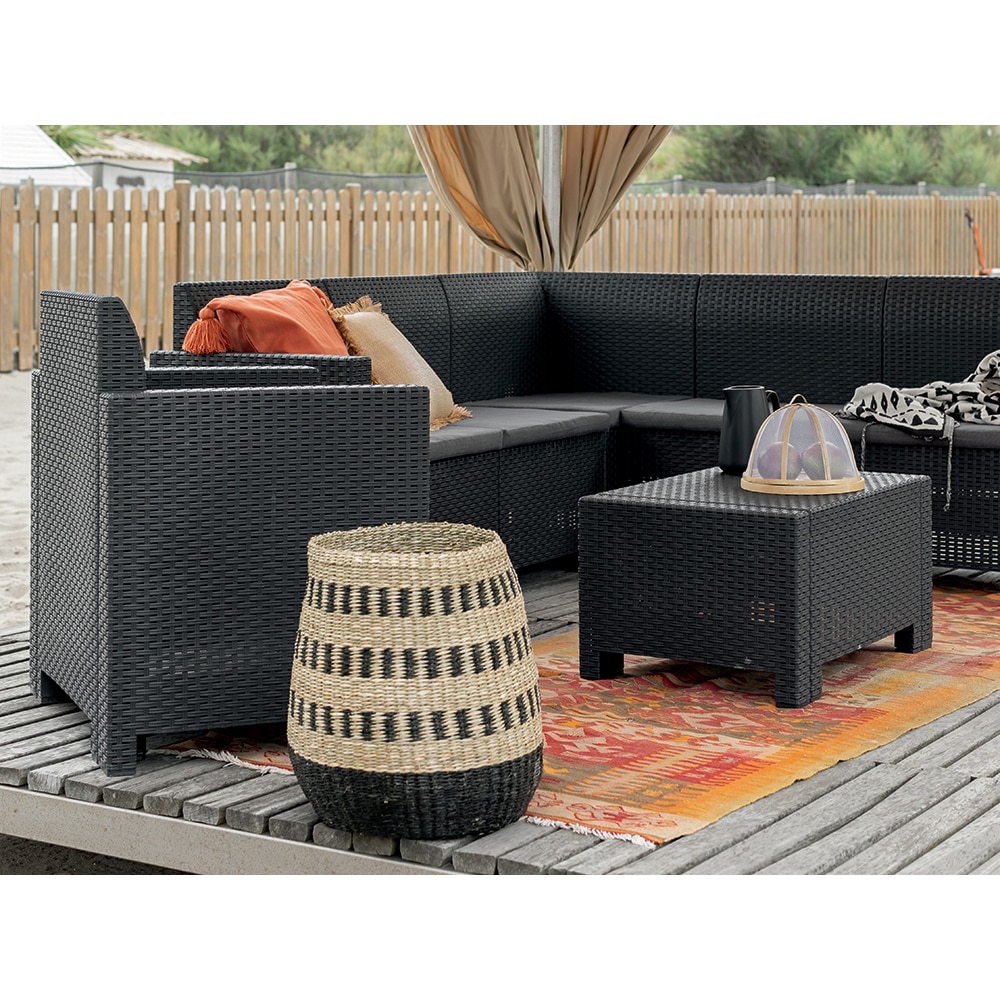 Set mobilier gradina BICA Colorado, 2 piese, antracit