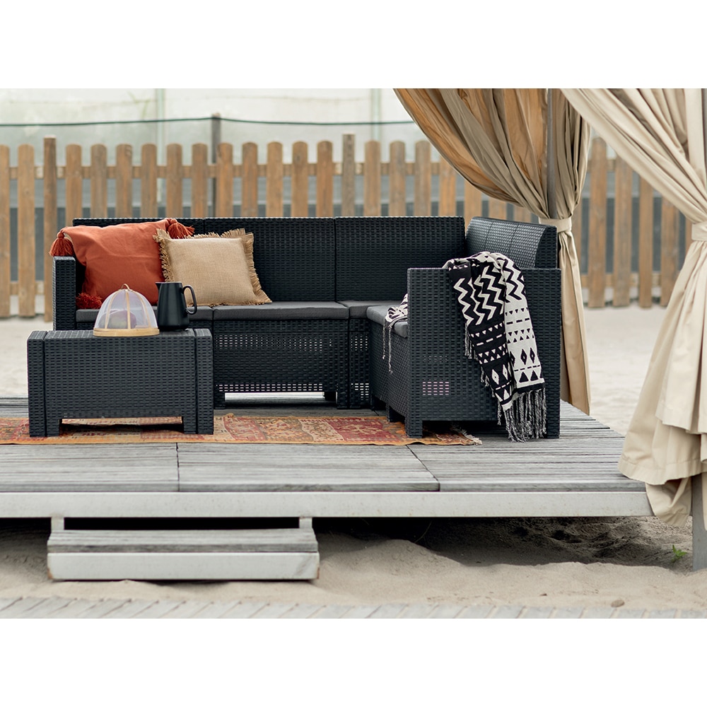 Set mobilier gradina BICA Colorado, 2 piese, antracit