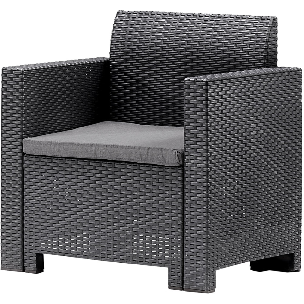 Set mobilier gradina BICA Nebraska 3, 4 piese, antracit