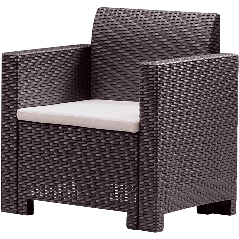 Set mobilier gradina BICA Nebraska, 3 piese, maro