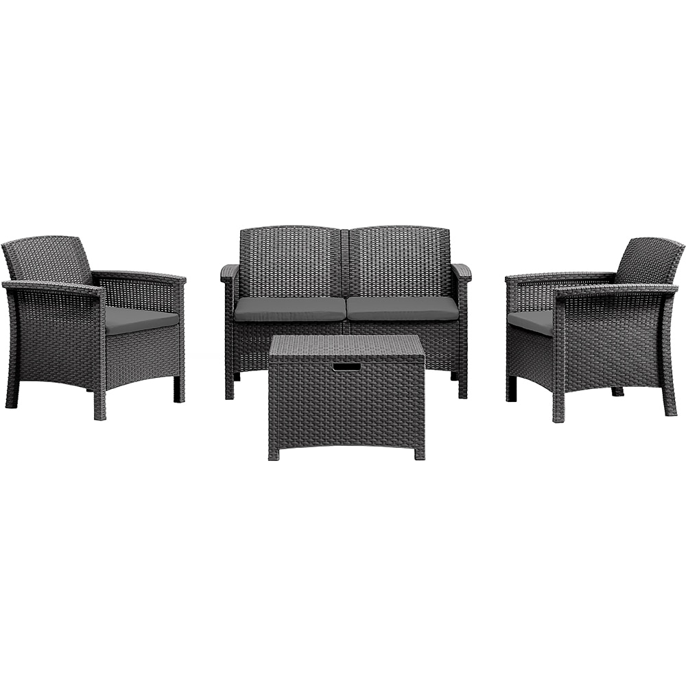 Set mobilier gradina BICA Venezia 2, 4 piese, antracit