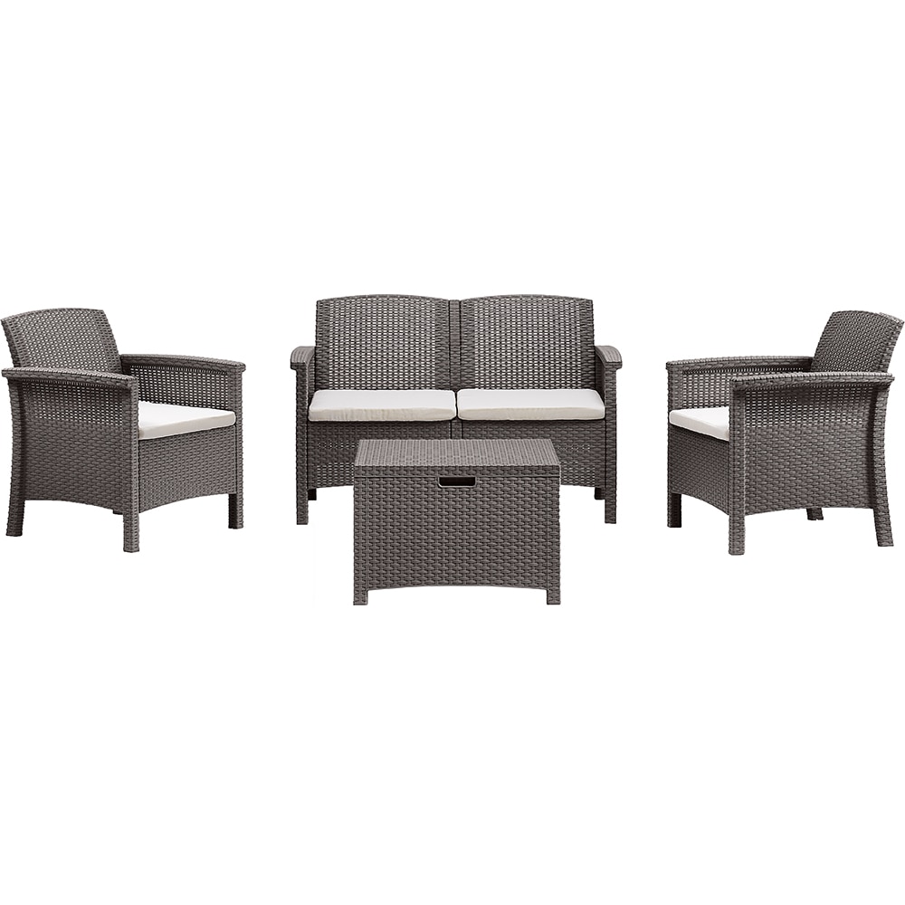 Set mobilier gradina BICA Venezia 2, 4 piese, taupe-gri