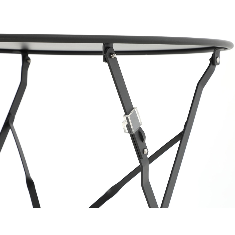 Set mobilier gradina MYRIA Bistro Grey, 3 piese, gri