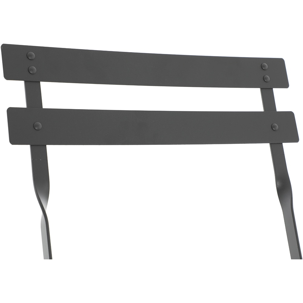 Set mobilier gradina MYRIA Bistro Grey, 3 piese, gri