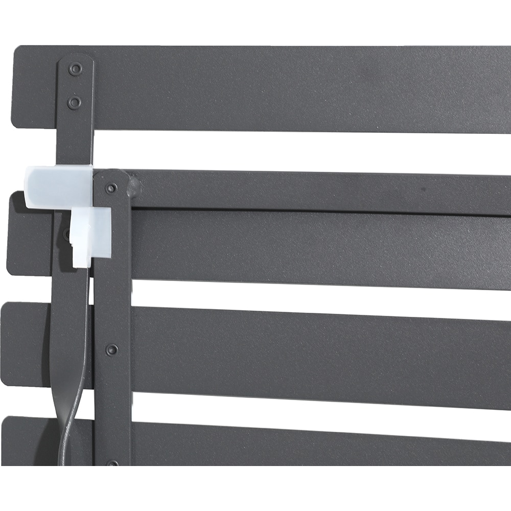 Set mobilier gradina MYRIA Bistro Grey, 3 piese, gri