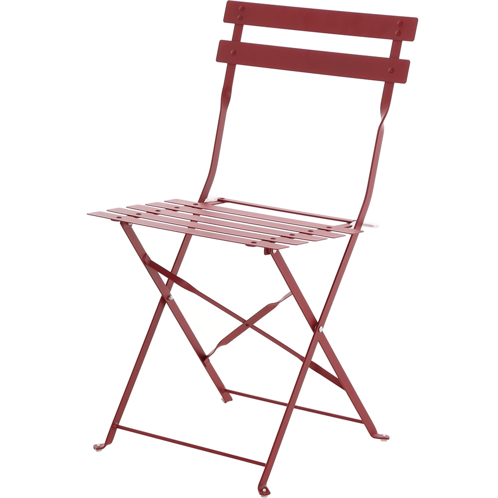 Set mobilier gradina MYRIA Bistro Red, 3 piese, rosu