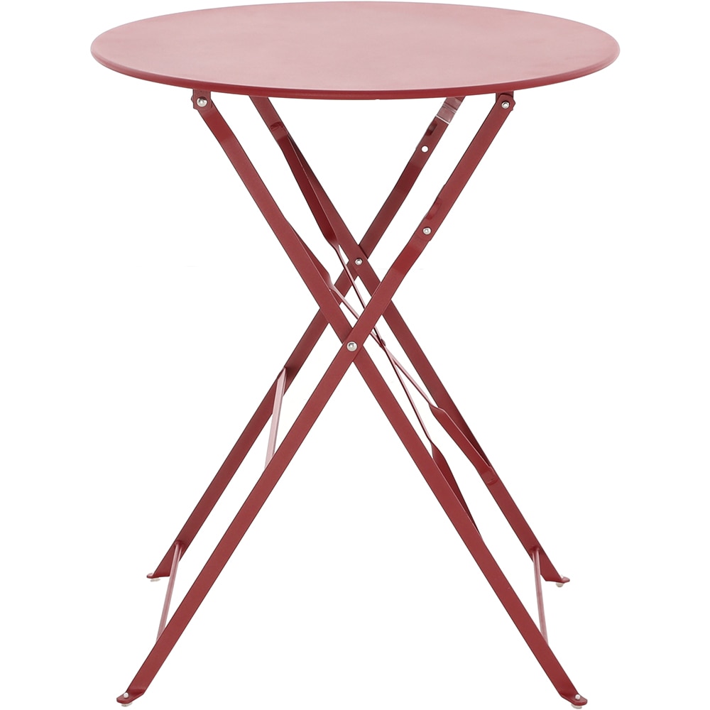 Set mobilier gradina MYRIA Bistro Red, 3 piese, rosu
