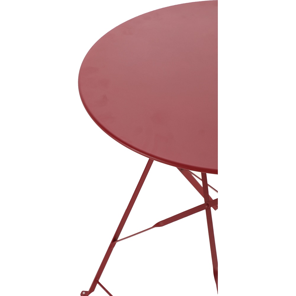 Set mobilier gradina MYRIA Bistro Red, 3 piese, rosu