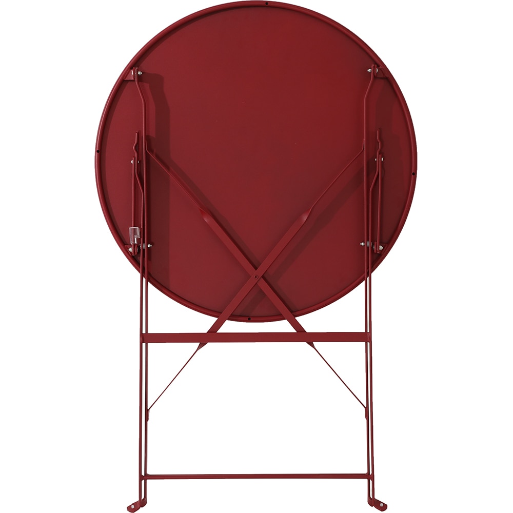 Set mobilier gradina MYRIA Bistro Red, 3 piese, rosu