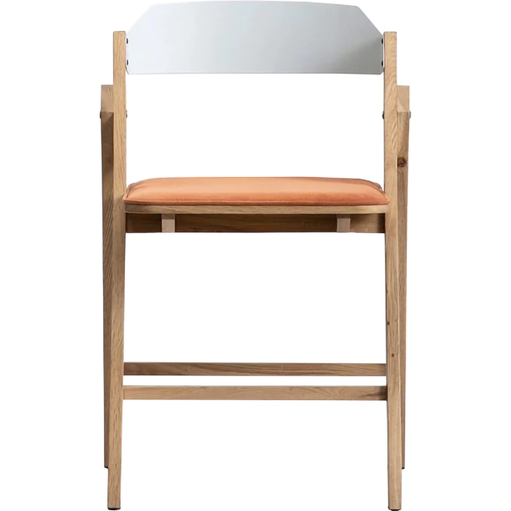 Scaun dining tapitat Pony, maro deschis-gri