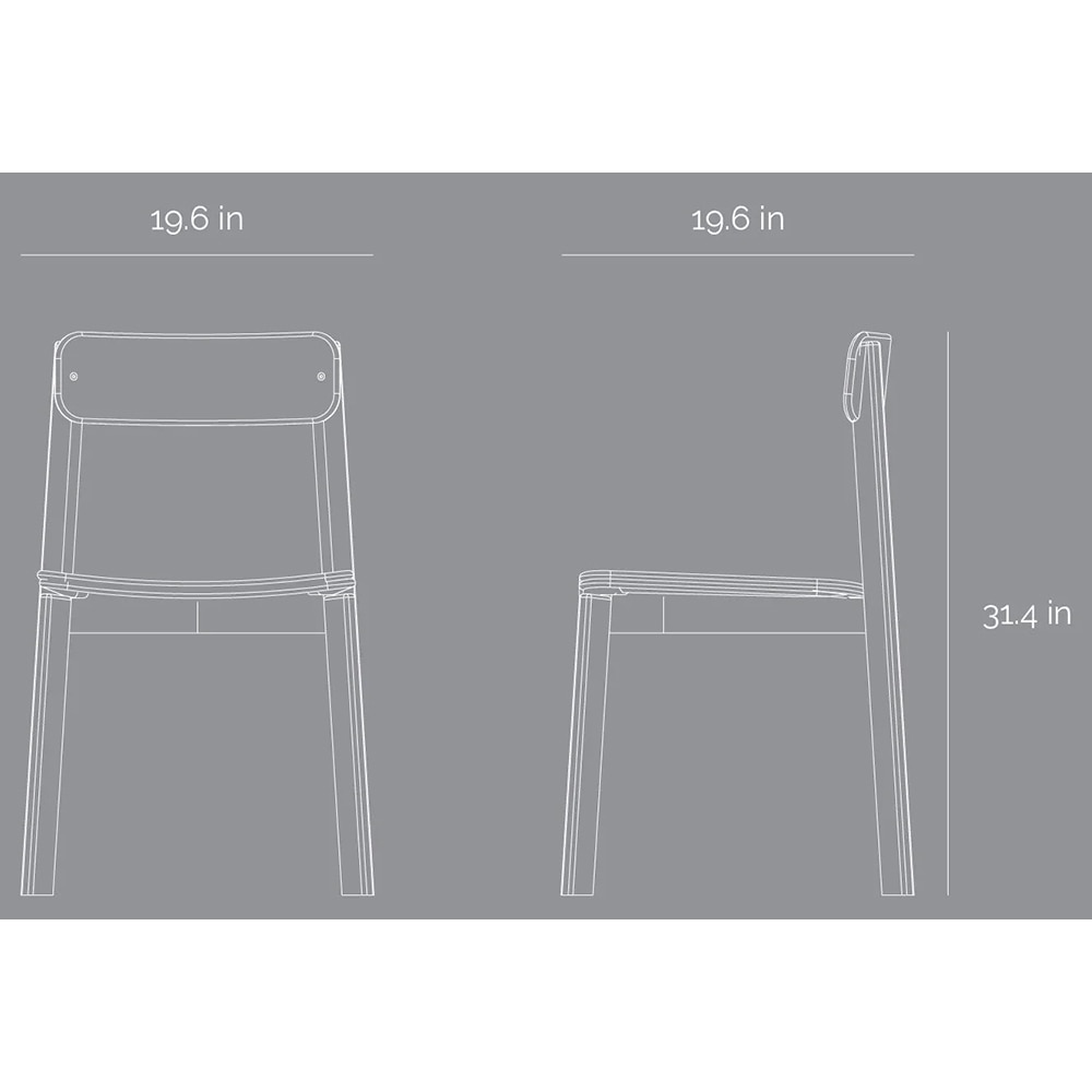 Scaun bucatarie Sono, gri