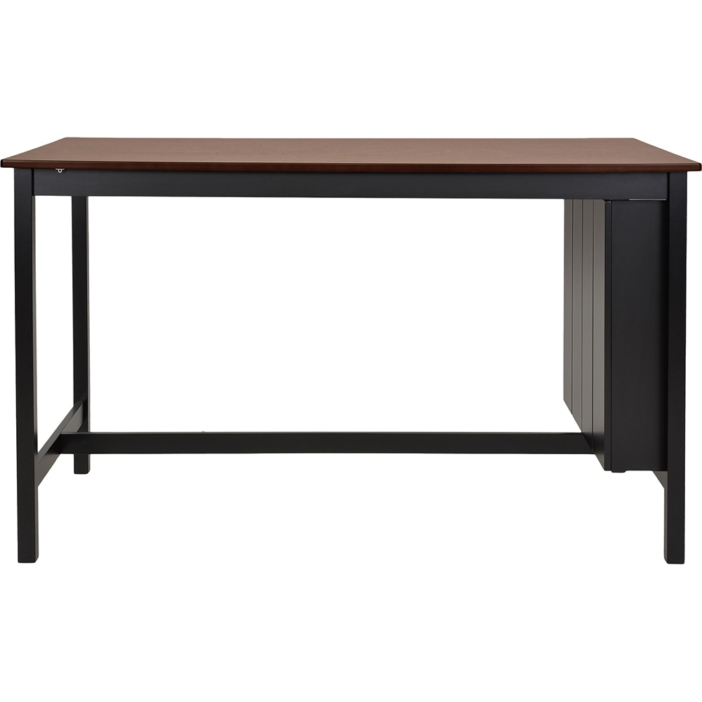 Masa fixa Cindy, stejar negru, 150 x 75 x 91 cm