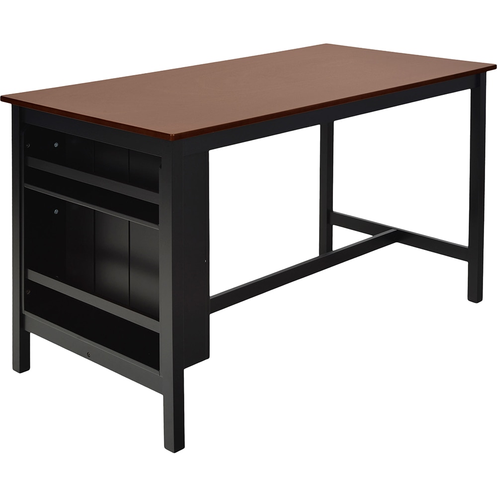 Masa fixa Cindy, stejar negru, 150 x 75 x 91 cm