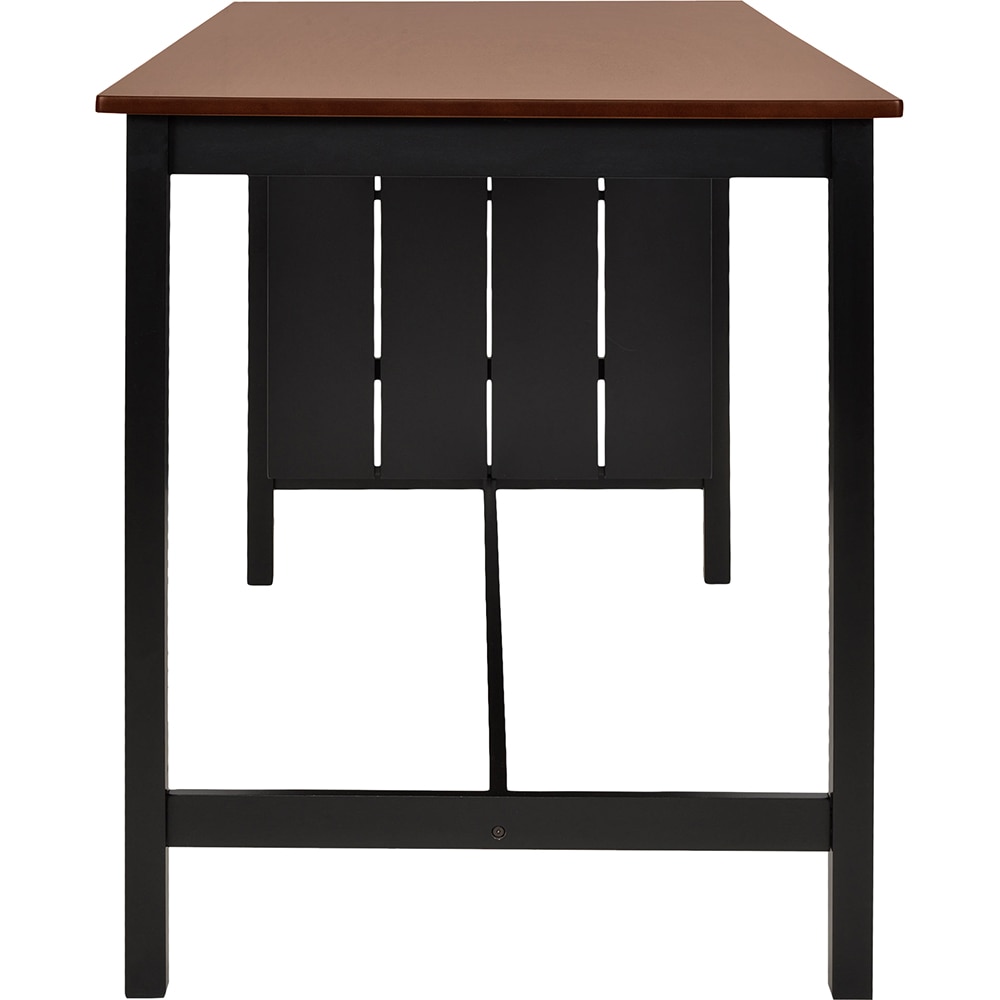 Masa fixa Cindy, stejar negru, 150 x 75 x 91 cm