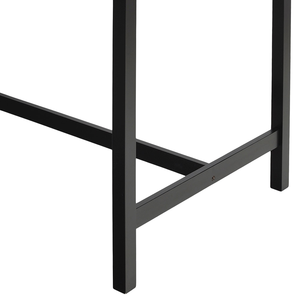 Masa fixa Cindy, stejar negru, 150 x 75 x 91 cm