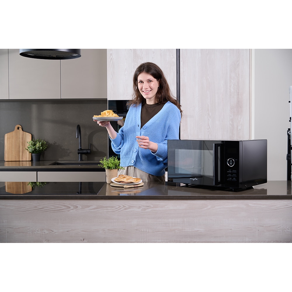 Cuptor microunde MYRIA MY4701BK, 25l, 900W, negru