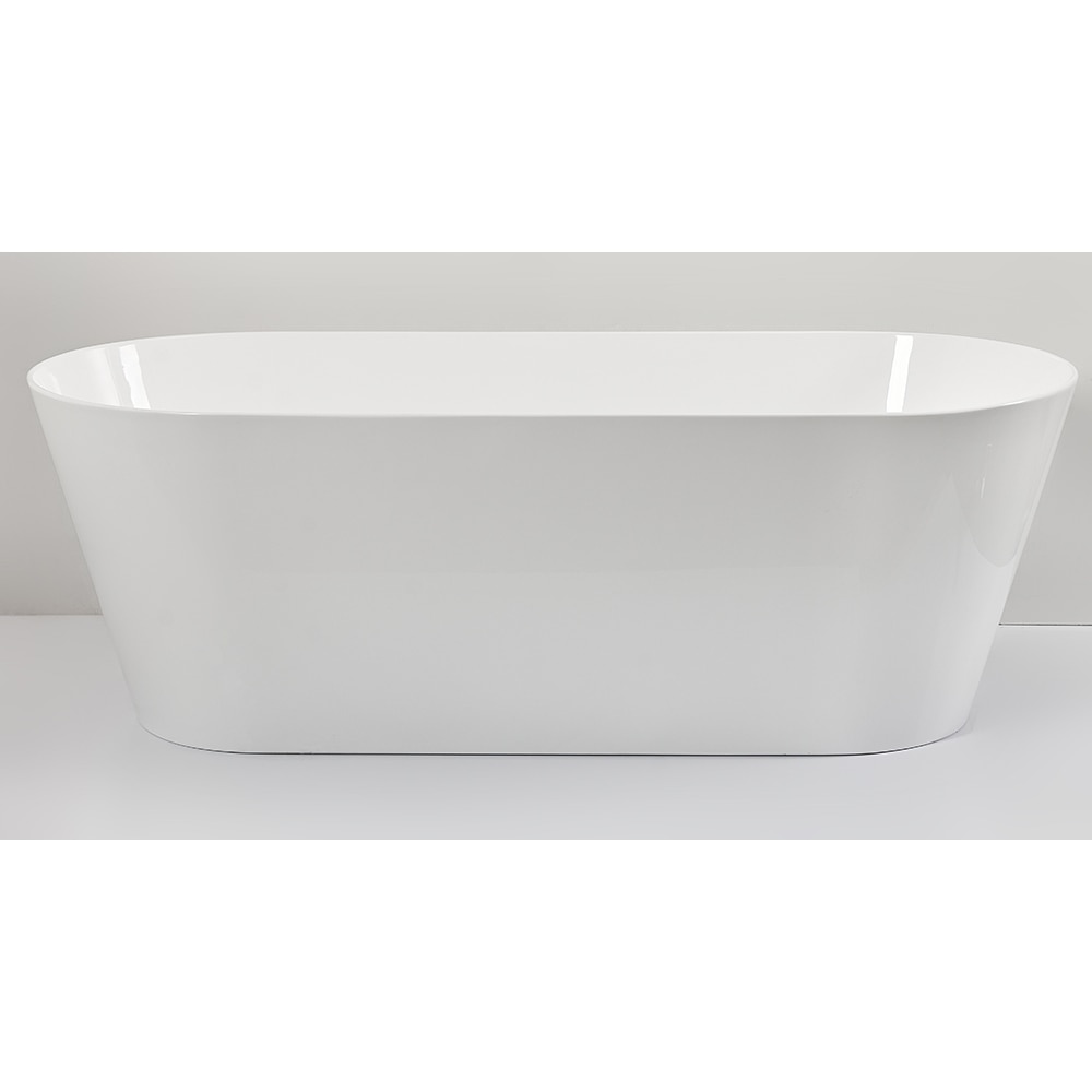 Cada baie freestanding MS-10, acril, 170 x 75 x 58 cm, alb