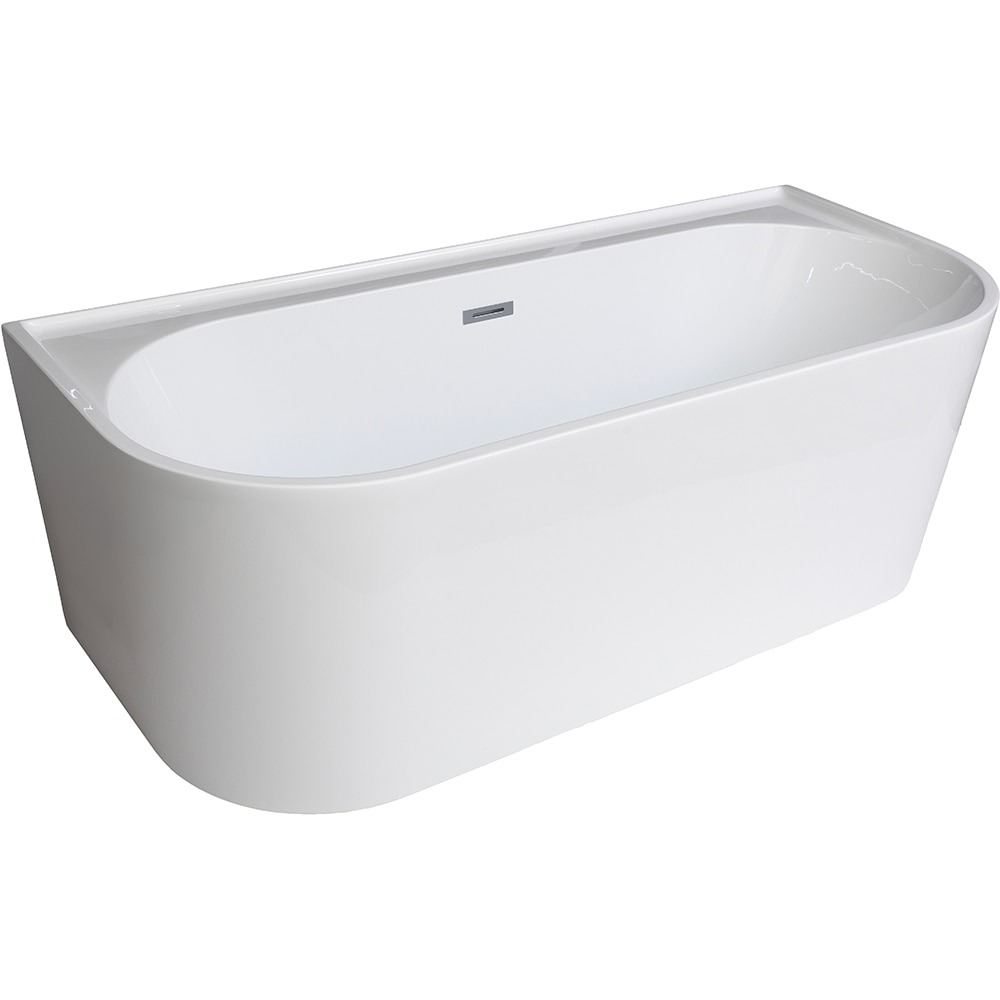 Cada baie freestanding MS-12, acril, 170 x 75 x 58 cm, alb