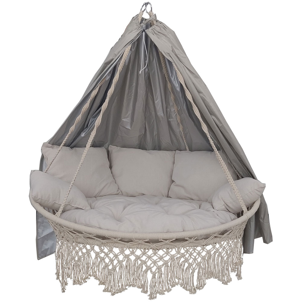 Leagan gradina MYRIA MY10007BG, 140 x 115 x 150 cm, bej