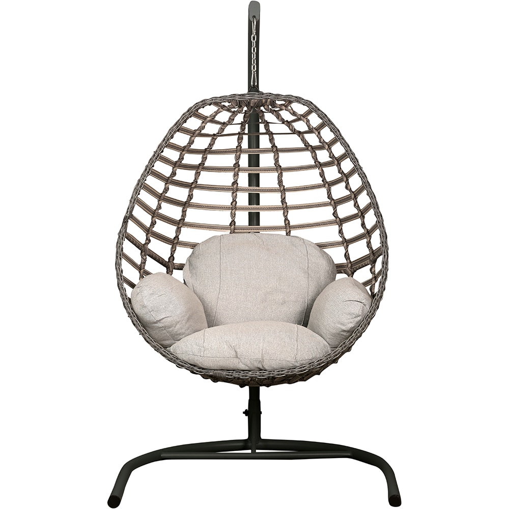 Leagan gradina OUTDOOR, metal, 116 x 108 x 198 cm, gri